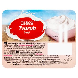 Tesco Tvaroh tučný 250g