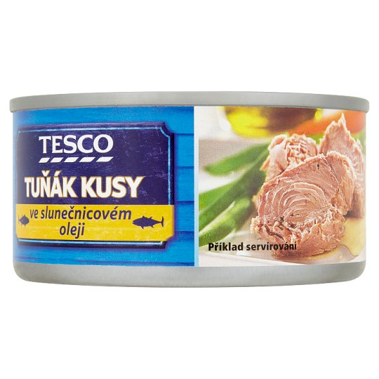 Tesco Tuna in Sunflower Oil Pieces 185g Tesco Groceries