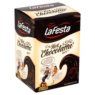 La Festa Instantní nápoj v prášku s příchutí tmavé čokolády 10 x 25g