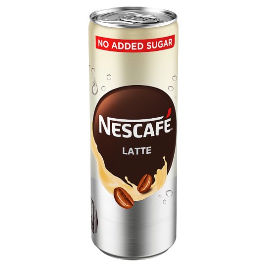 NESCAFÉ Latte NO ADDED SUGAR, Iced Coffee, 250ml Tesco Groceries