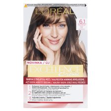 L'Oréal Paris Excellence Créme permanentní barva na vlasy 6 .1 tmavá popelavá blond, 72 +48 +12 +60