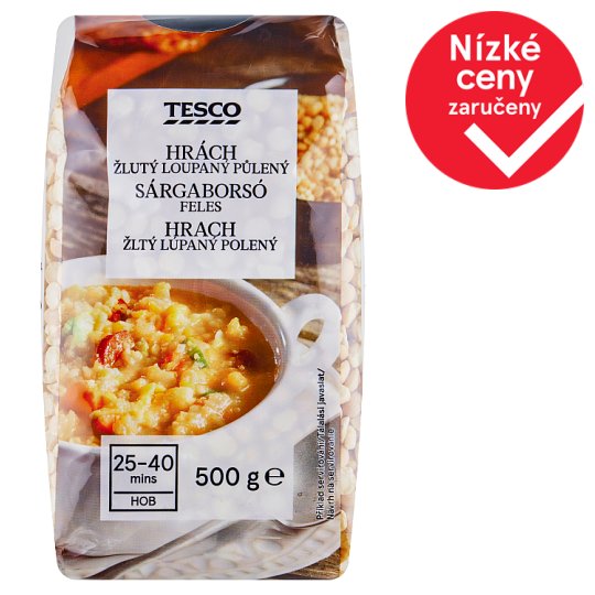 Tesco Peeled Yellow Split Peas 500g Tesco Groceries