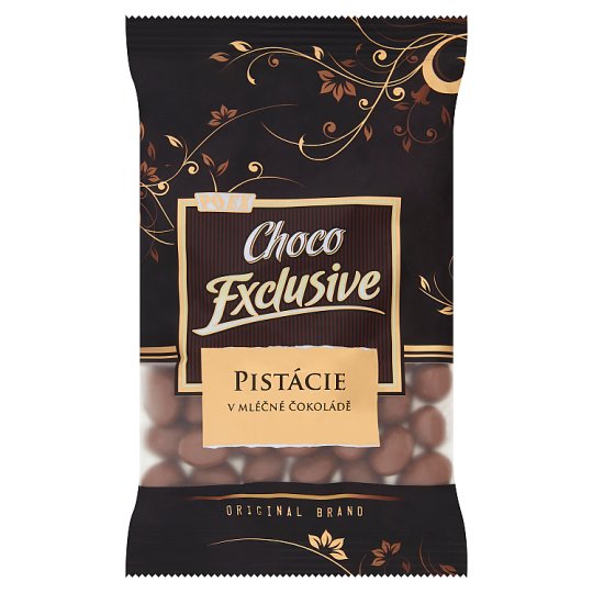 Poex Choco Exclusive Pistácie v mléčné čokoládě 150g