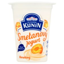 Mlékárna Kunín Meruňka smetanový jogurt 150g