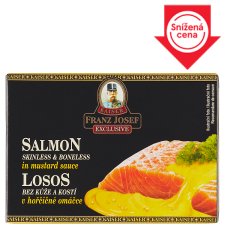 Franz Josef Kaiser Exclusive Salmon Skinless & Boneless in Mustard Sauce 110g