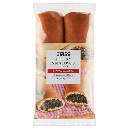 Tesco Duets with Poppy Filling 220g