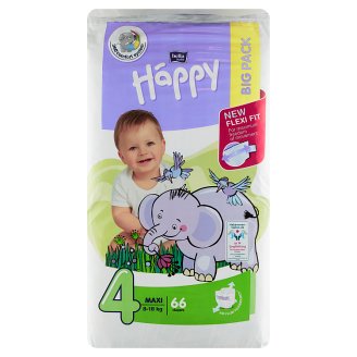 Happy Maxi Dětské plenky "4" á 66 ks