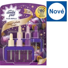 Ambi Pur 3Volution Osvěžovač Vzduchu Elektrický Náhradní náplně Sugar Plum Delight 2× 40 ml,