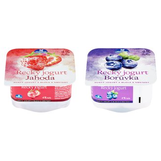 Milko Milko Řecký jogurt 4% borůvka / jahoda 140g