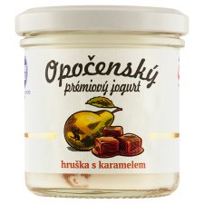 Bohemilk Opočenský prémiový jogurt hruška s karamelem 150g