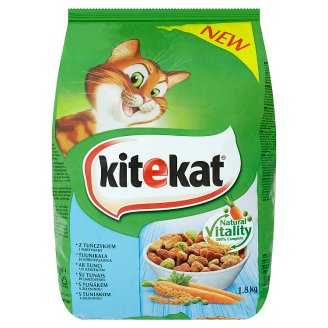 Kitekat Tuňák se zeleninou kompletní krmivo pro dospělé kočky 1,8kg