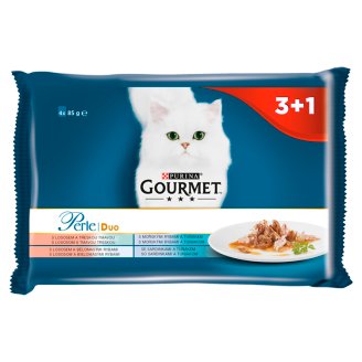 GOURMET Perle DUO Multipack - Rybí Duo 4 x 85g