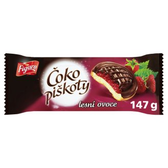 Figaro Čoko Piškoty Lesní ovoce 147g