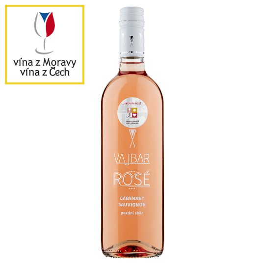 Vinařství Vajbar Cabernet Sauvignon Rosé Quality Semi-Dry Wine 0.75L