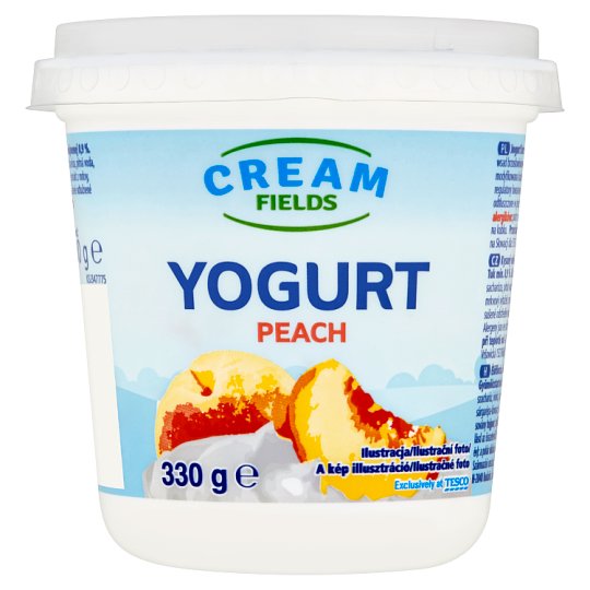 Cream Fields Jogurt s broskvovou příchutí 330g