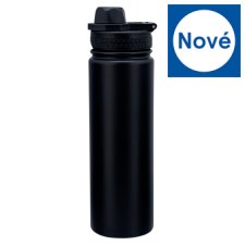 Tesco Home Black Insulated Dual Sipper & Chugger Bottle 650 ml