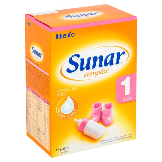 Sunar Complex 1 počáteční sušená mléčná kojenecká výživa 2 x 300g