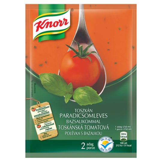 Knorr Krémová tomatová polévka s bazalkou 66g