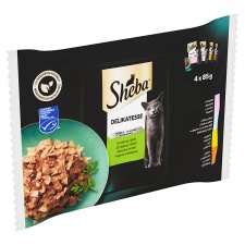 Sheba Delikatesse Mixed Selection in Jelly 4 x 85g (340g)