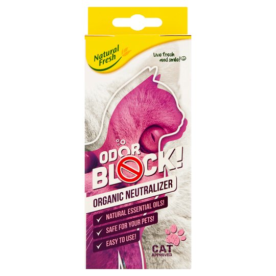 Natural Fresh Odor Block! Cat neutralizer s esenciálními oleji 1 ks