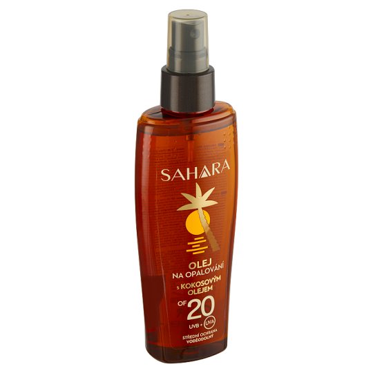 Sahara Olej na opalování s kokosovým olejem OF 20 150ml