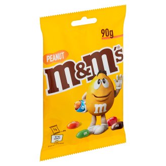 M&M's Dražé plněné praženými arašídy v mléčné čokoládě a cukrové polevě 90g