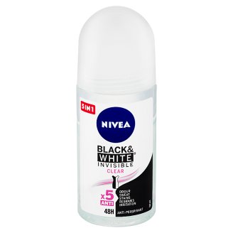 Nivea Invisible Black & White Clear Kuličkový antiperspirant 50ml