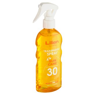 Lilien Sun Active Transparent voděodolný sprej SPF 30 200ml