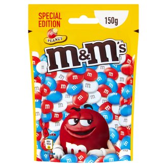 M&M's Dražé plněné praženými arašídy v mléčné čokoládě a cukrové polevě 150g