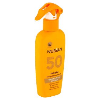 Nubian Mléko na opalování sprej SPF 50 200ml