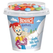 Kostíci Sladkáči sladký bílý jogurt 109g