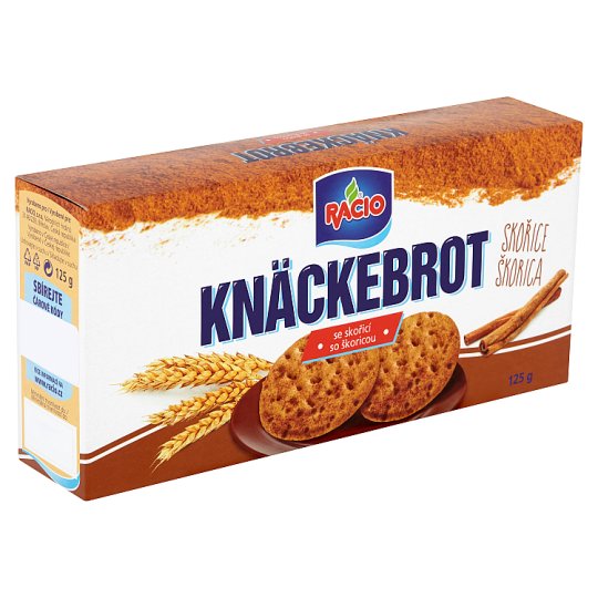 Racio Knäckebrot se skořicí 125g