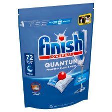 Finish Powerball Quantum All in 1 Regular Dishwasher Capsules 72 pcs 748.8g