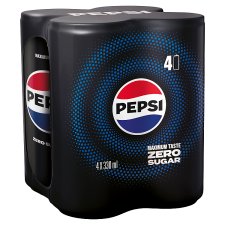 Pepsi Zero Sugar 4 x 330ml