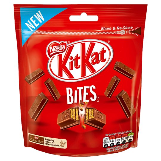NESTLÉ KITKAT BITES MILK Oplatky v mléčné čokoládě 104g
