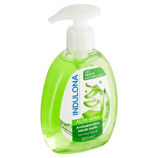 Indulona Aloe Vera Antibacterial Liquid Soap 300ml Tesco Groceries