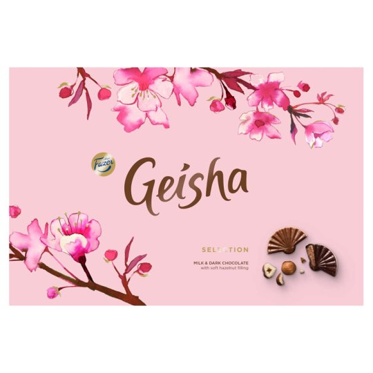 Fazer Geisha Selection Milk & Dark Chocolates with Soft Hazelnut Filling 200g