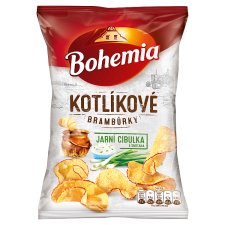 Bohemia Kettle Crisps Spring Onion and Cream 100g