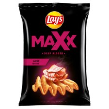Lay's Maxx Fried Potato Chips Bacon Flavoured 130g