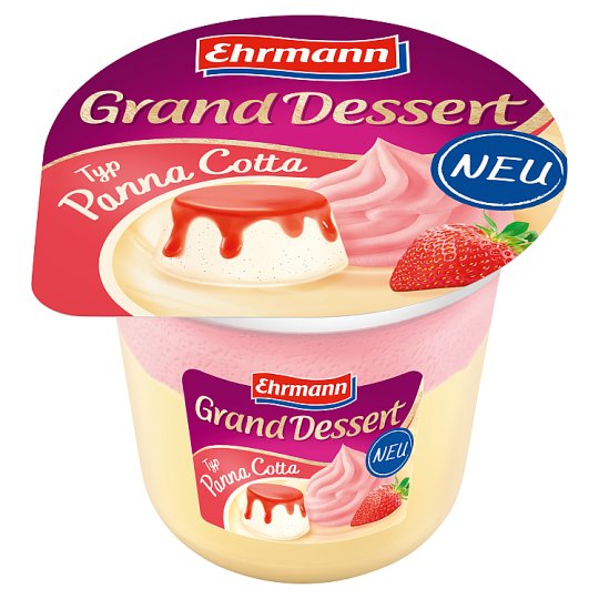 Ehrmann Grand Dessert Panna Cotta 190g Tesco Potraviny