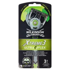 Wilkinson Sword Xtreme3 Ultra Flex holicí strojek se třemi pružnými břity 3 ks