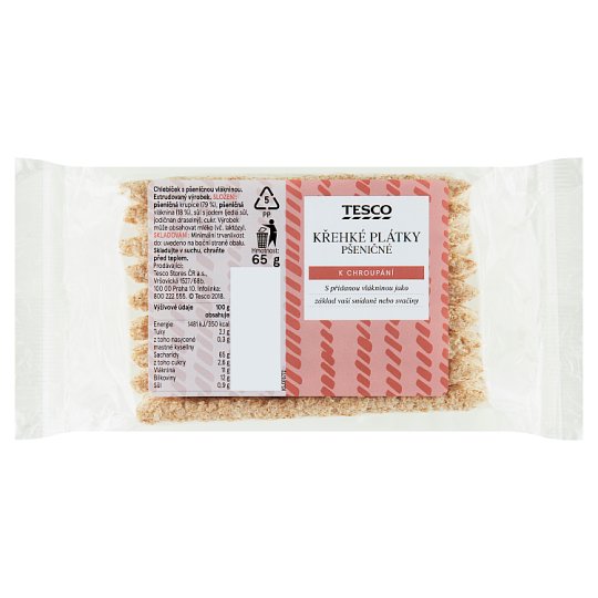 Tesco Fragile Wheat Slices 65g