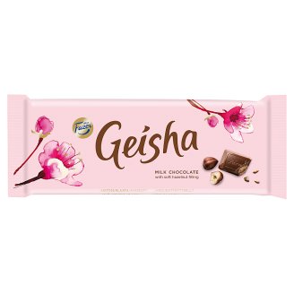 Fazer Geisha Mléčná čokoláda s náplní z lískových oříšků a nugátu 100g