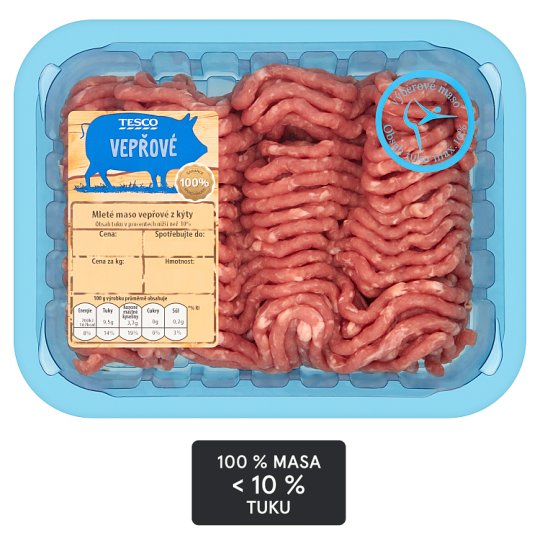Tesco Mleté maso vepřové z kýty 0,500kg
