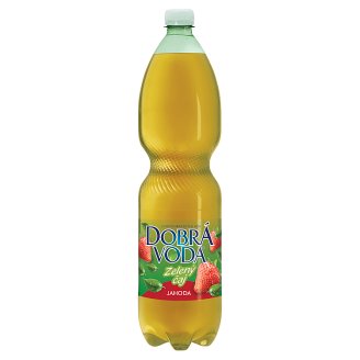Dobrá voda Zelený čaj jahoda 1,5l