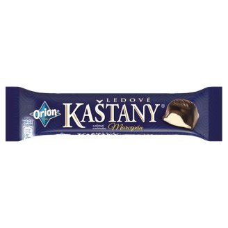 ORION LEDOVÉ KAŠTANY Tyčinka s příchutí marcipánu v hořké čokoládě 45g