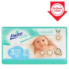 Linteo Baby Premium Diapers 3 Midi 5-9kg 54 pcs