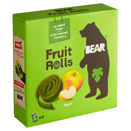 Bear Fruit Rolls Apple 5 x 20g Tesco Groceries