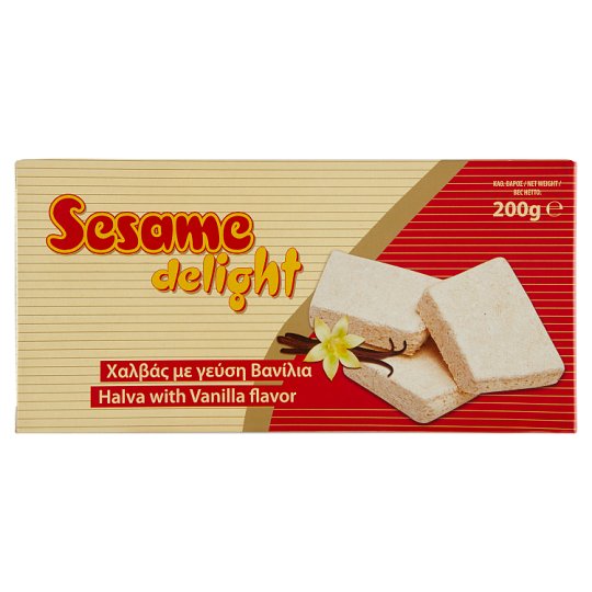 Sesame Delight Halva Vanilla 200g Tesco Groceries