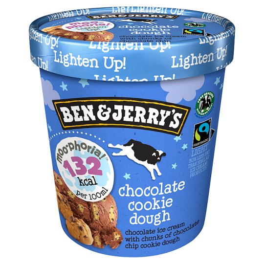 Ben & Jerry's Ice Cream Moo-Phoria Chocolate Cookie Dough 465ml - Tesco ...